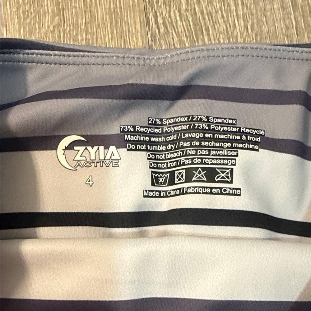 NWT ZYIA purple horizon light n tight Hi-rise - Picture 3 of 4